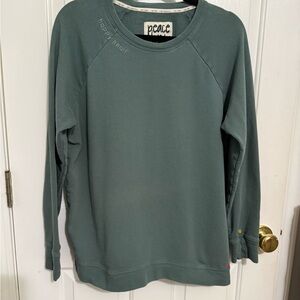 Peace Love World Olive Green Shirt *EXCELLENT CONDITION*